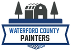Waterford County Painters logo with barn graphic